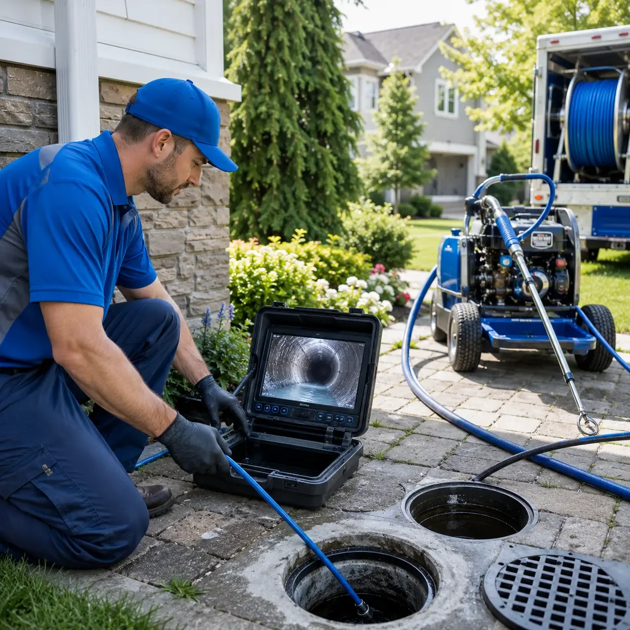 Outdoor drain cleaning professionals serving Creola, AL